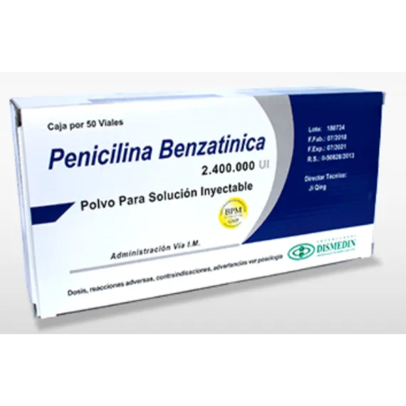 PENICILINA BENZATINICA 2.400.000 UNI - Ecofarma